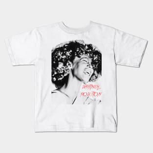 whitney houston art Kids T-Shirt